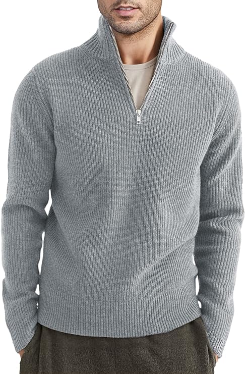 Belezza | Stylish Zipper Pullover for Men