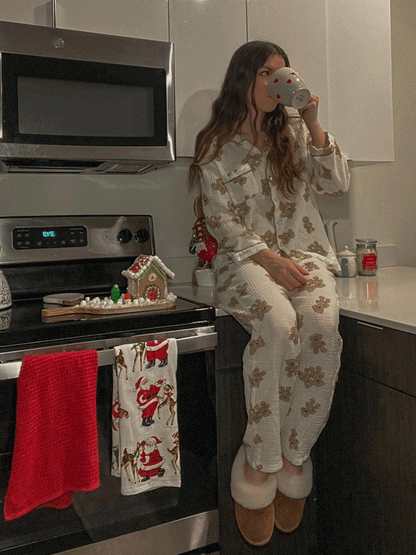 Comfy Cotton Print Shirt Pajamas Set