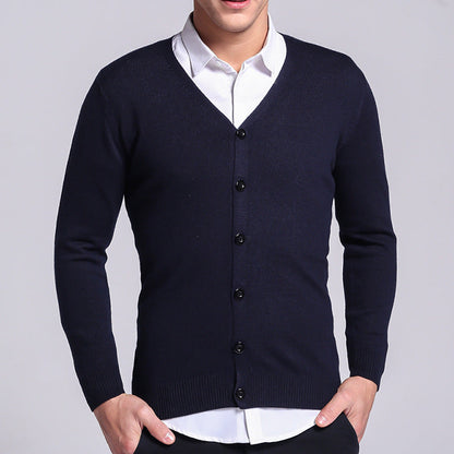 Belezza men's cardigan with button