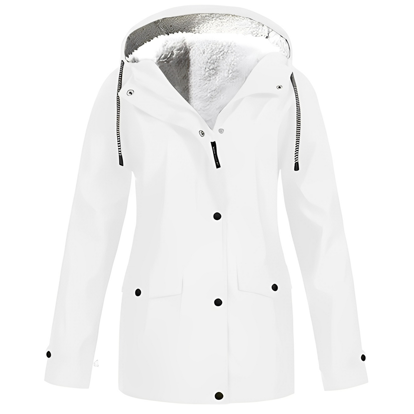 Belezza - Fleece-Lined Raincoat for Women