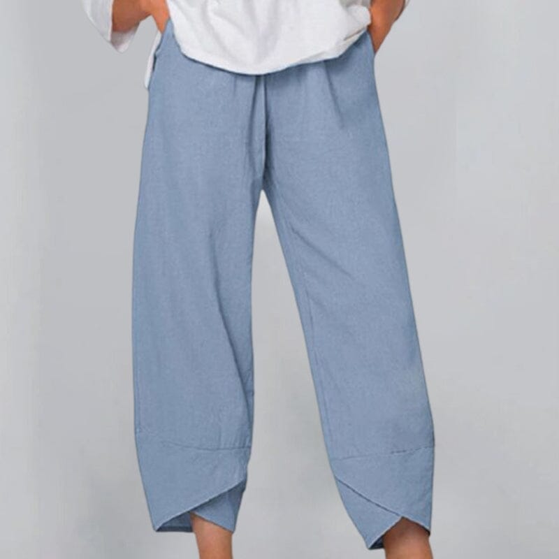 Belezza Pants Made from Cotton and Linen