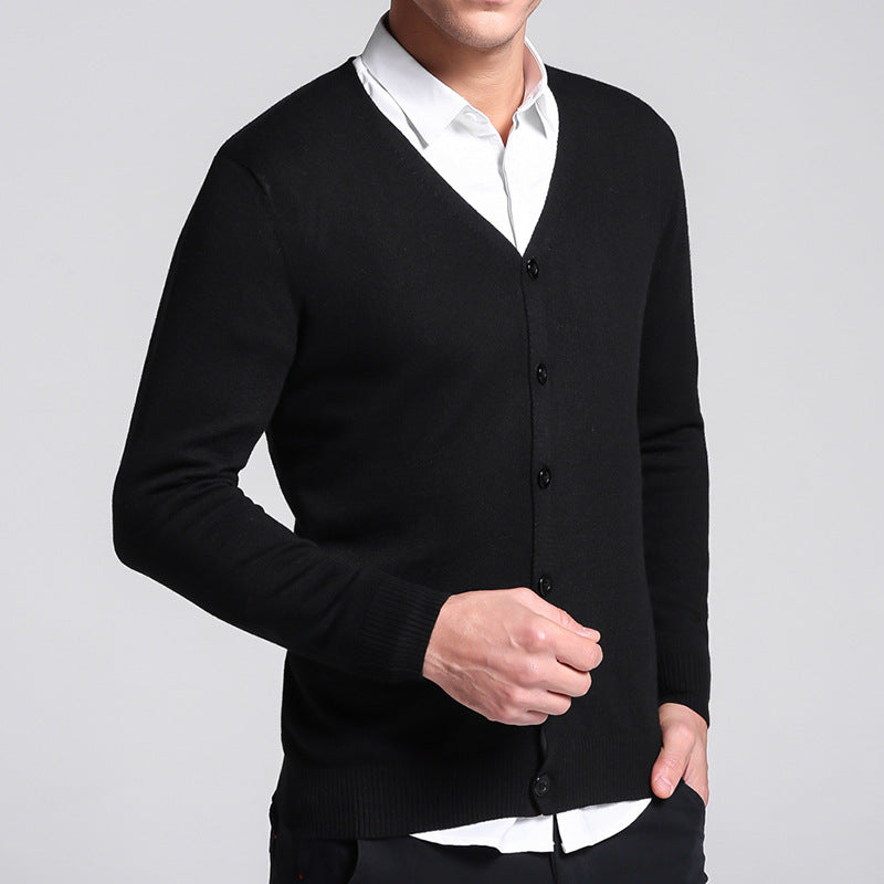 Belezza men's cardigan with button