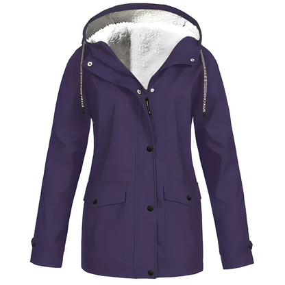 Belezza - Fleece-Lined Raincoat for Women