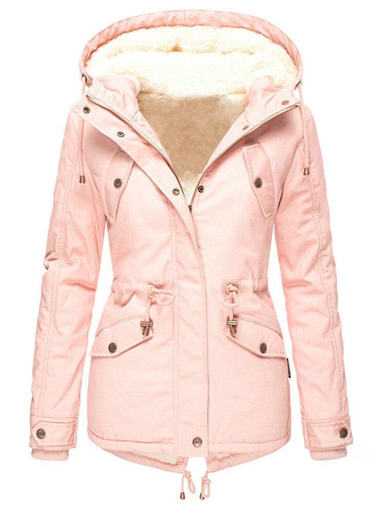 Belezza coat with soft hood