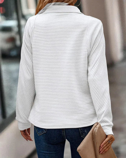 Belezza – elegant v-neck sweater for women