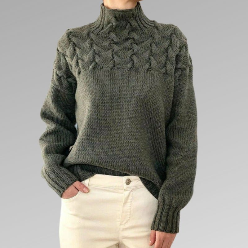 Belezza & Warm Davila Sweater with High Neck