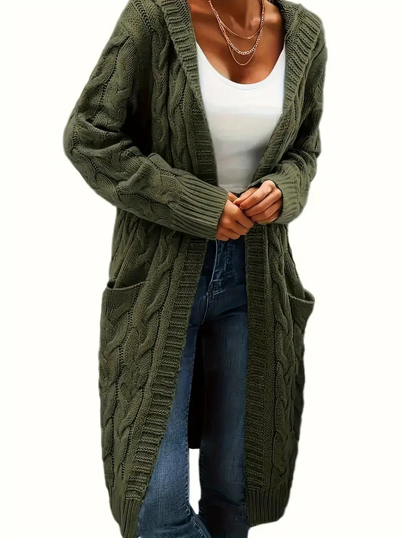 Belezza Knit Hooded Cardigan for women