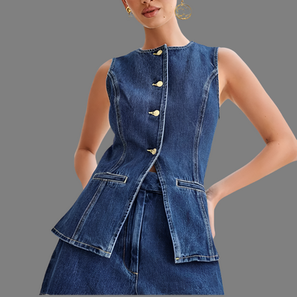 Belezza - Two-Piece Denim Set