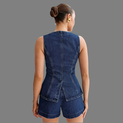 Belezza - Two-Piece Denim Set