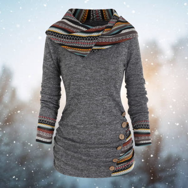 Belezza Bohemian Hooded Top for women