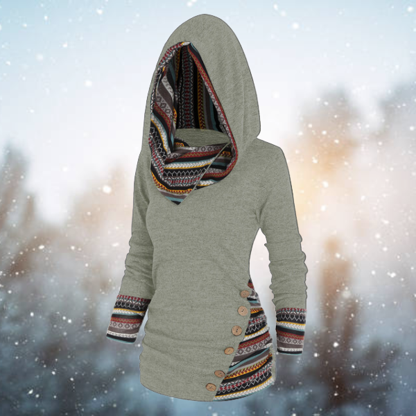 Belezza Bohemian Hooded Top for women