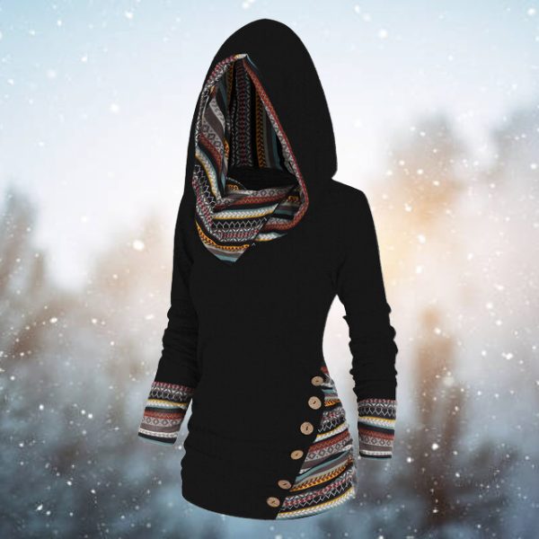 Belezza Bohemian Hooded Top for women