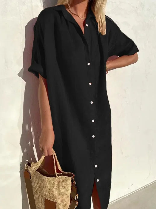 Belezza – linen shirt dress