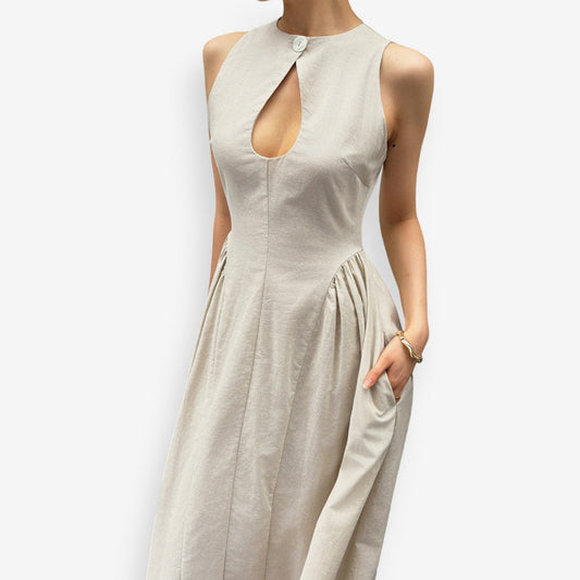 Belezza | Elegant Linen Dress