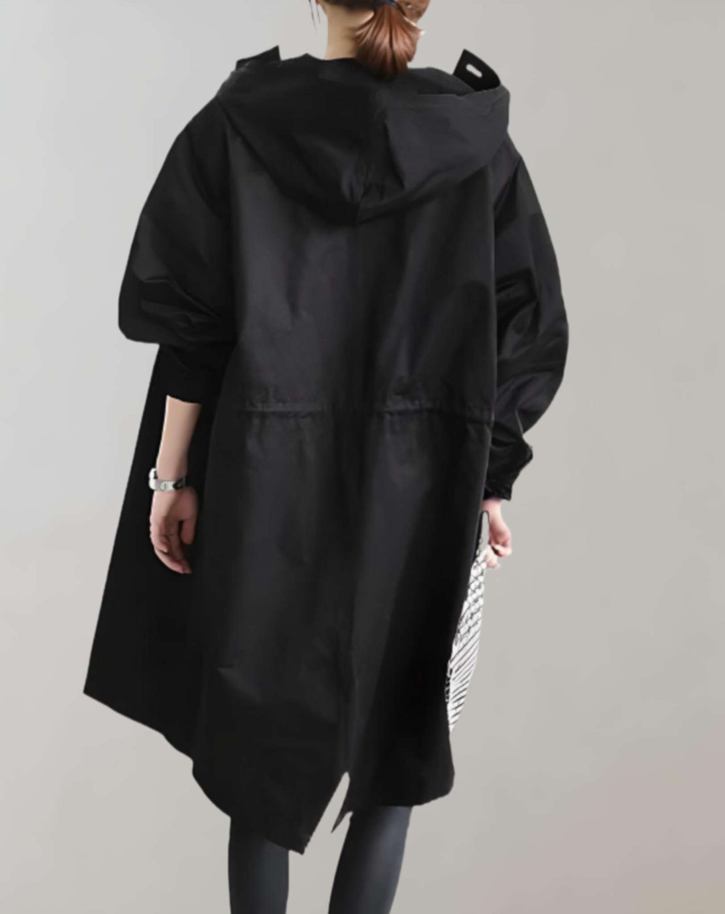 Belezza | Waterproof and warm hooded trench coat