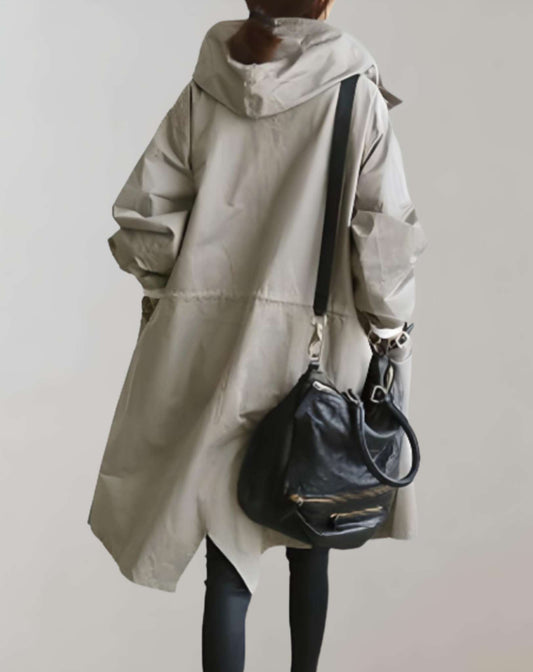 Belezza | Waterproof and warm hooded trench coat