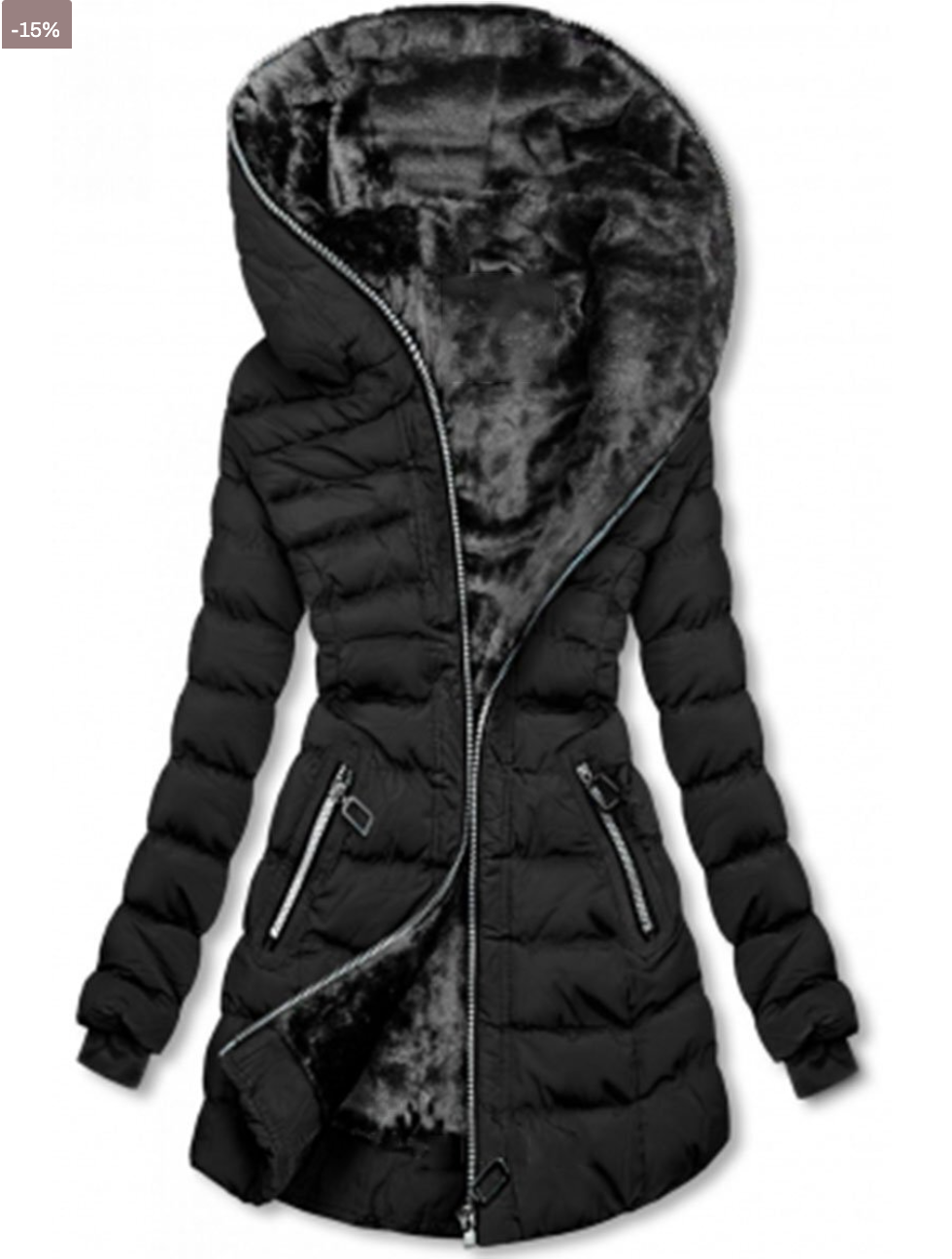 Belezza - padded jacket with warm plush lining