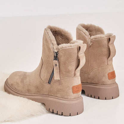 Women’s boots warm and soft with zipper | Jabarian