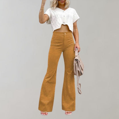 Belezza - Corduroy Flared Pants