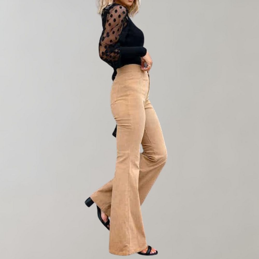 Belezza - Corduroy Flared Pants