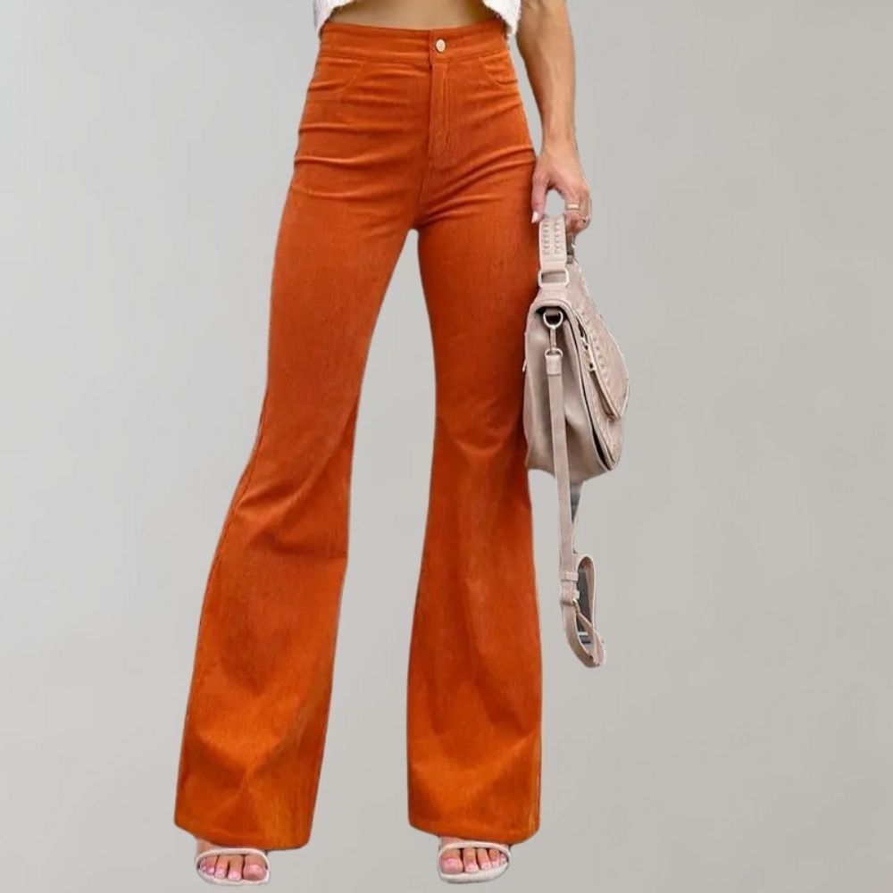 Belezza - Corduroy Flared Pants