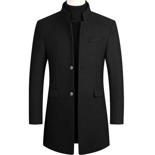 Belezza | Formal Men's Coat With Standing Collar