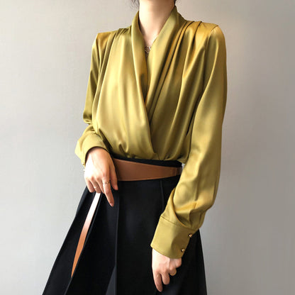 Belezza - Elegant Satin Blouse