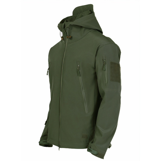 Belezza - Waterproof Army Jacket with Hood