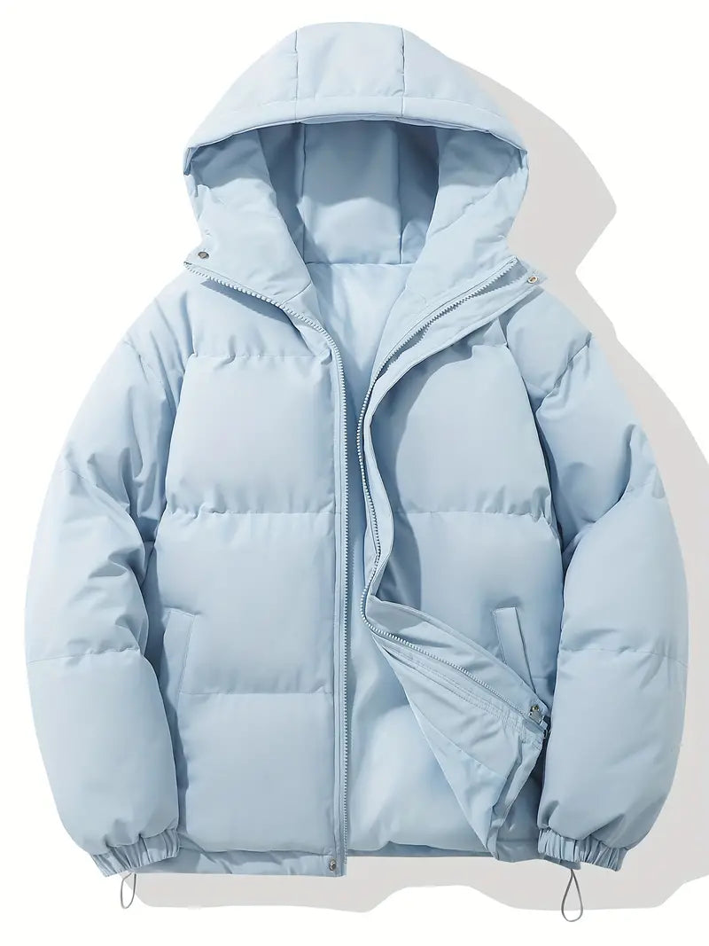 Men's Hooded Puffer Jacket | Insulated Winter Essential