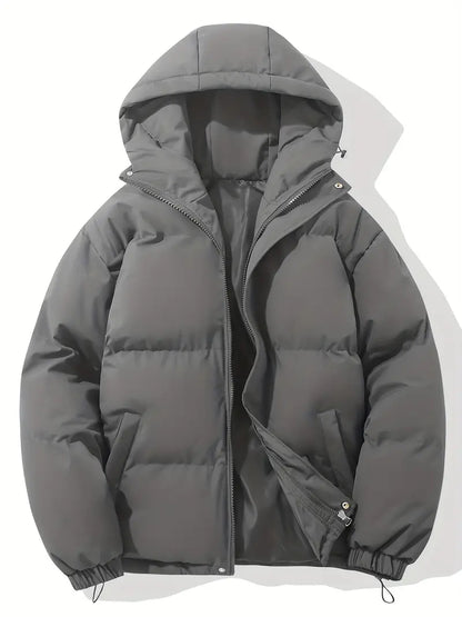 Men's Hooded Puffer Jacket | Insulated Winter Essential