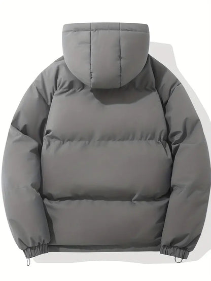 Men's Hooded Puffer Jacket | Insulated Winter Essential