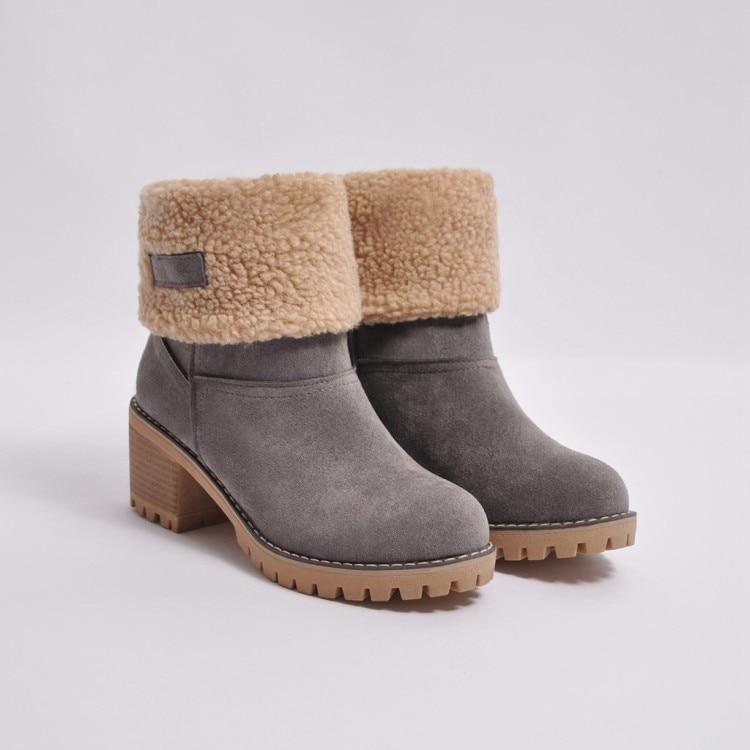 Belezza winter boots made from winter fur