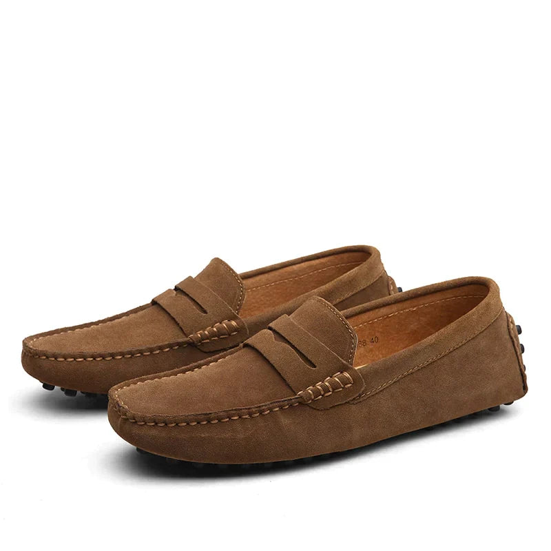 Belezza - Italian Style Suede Loafers