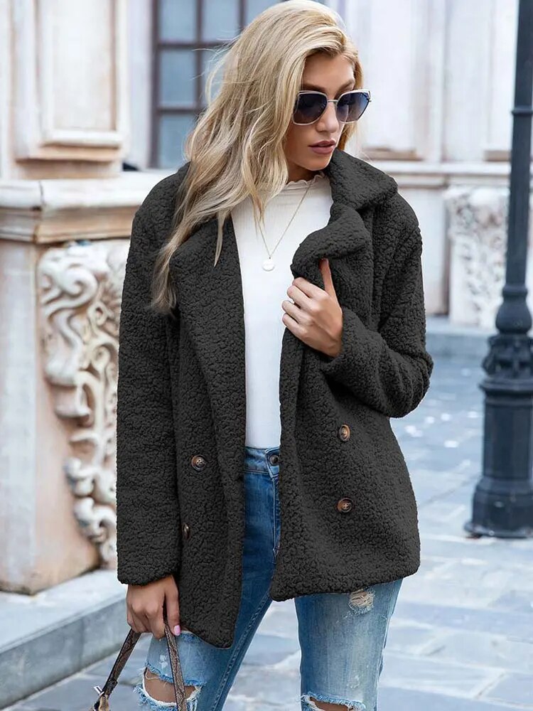 Belezza warm plush coat