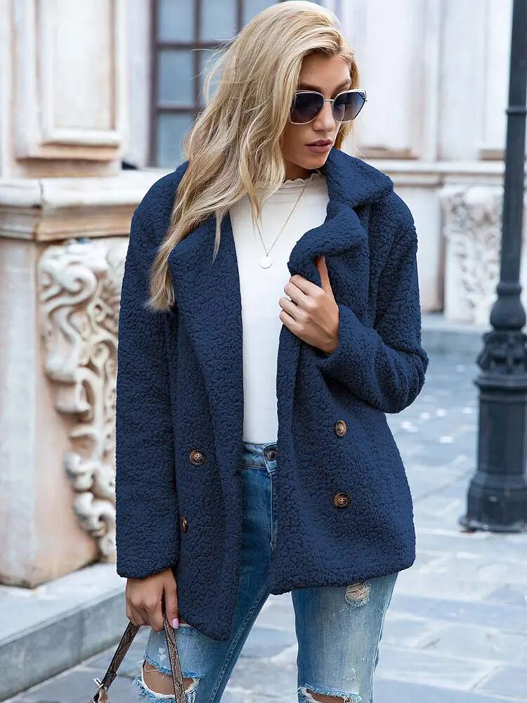 Belezza warm plush coat