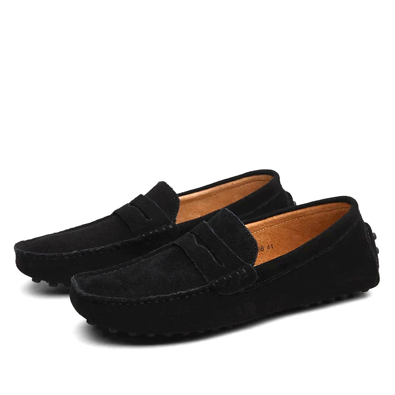 Belezza - Italian Style Suede Loafers