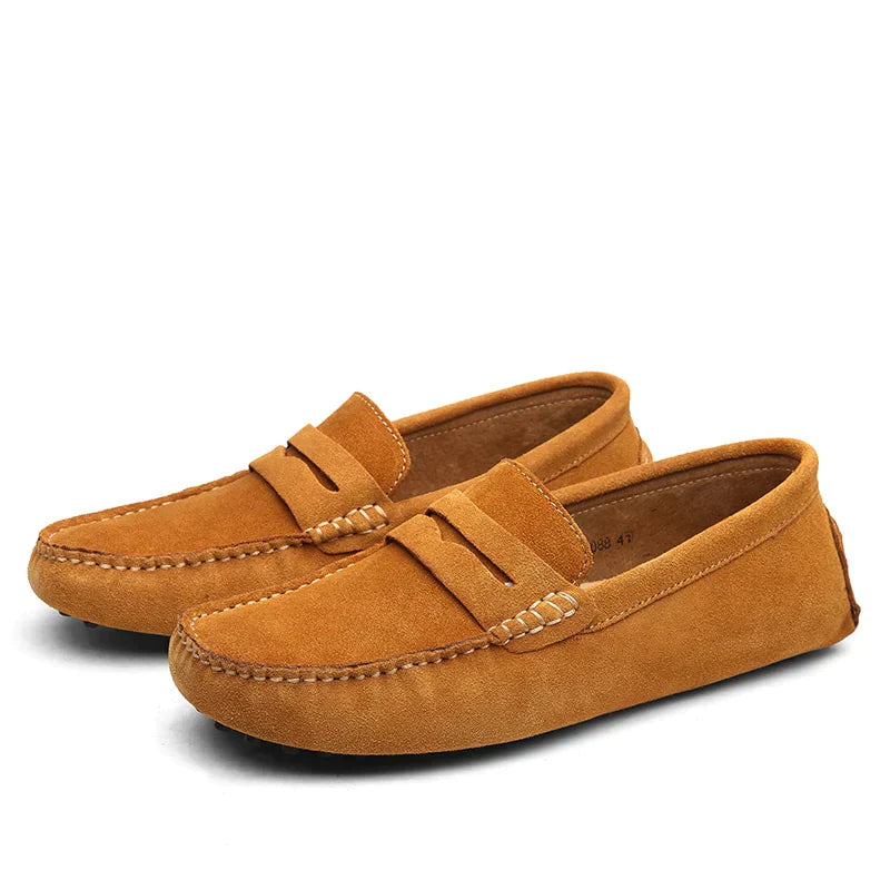 Belezza - Italian Style Suede Loafers