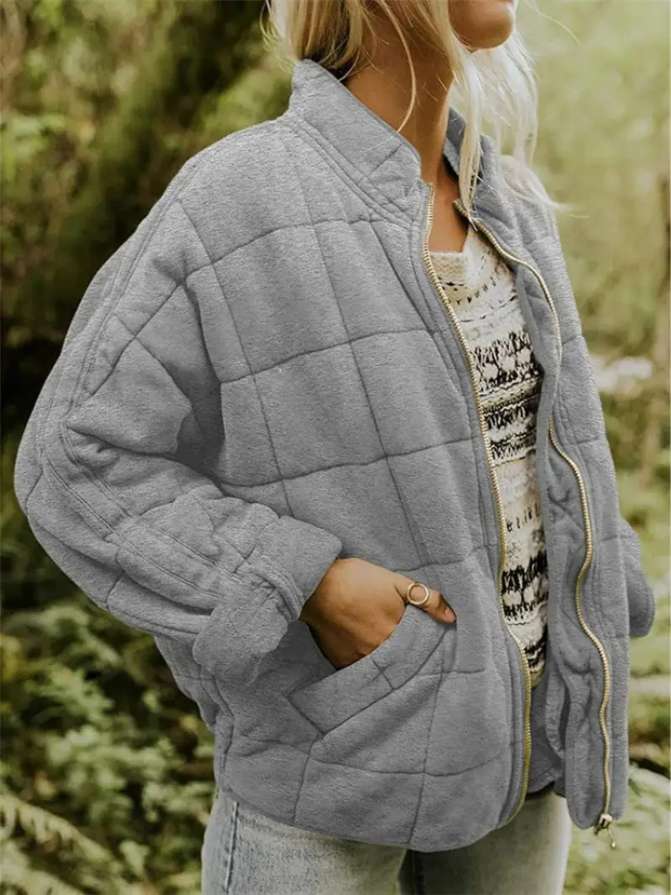 Women’s Quilted Oversized Jacket | Cozy & Casual Outerwear