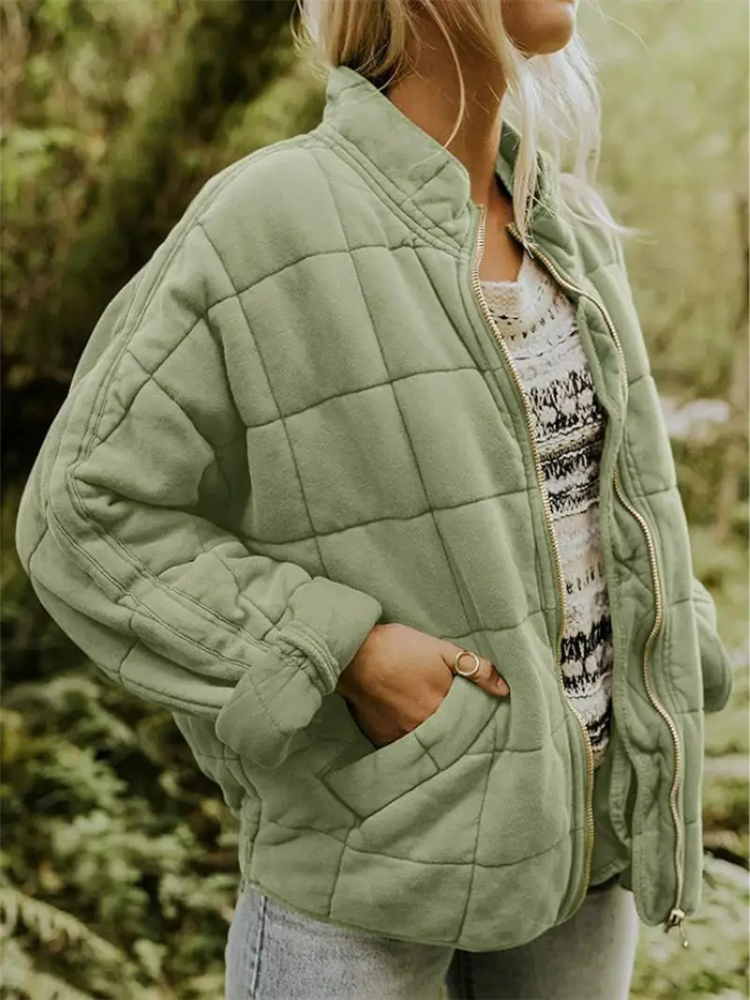 Women’s Quilted Oversized Jacket | Cozy & Casual Outerwear