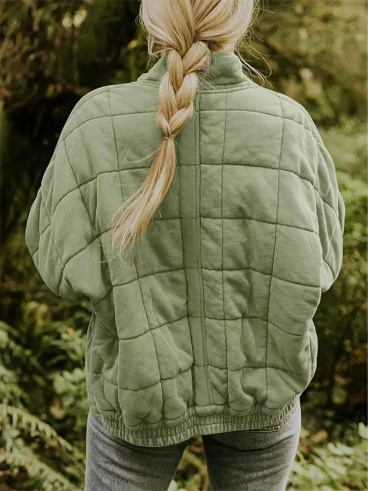 Women’s Quilted Oversized Jacket | Cozy & Casual Outerwear