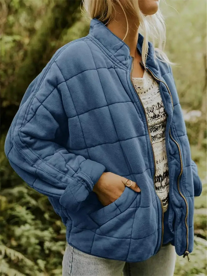 Women’s Quilted Oversized Jacket | Cozy & Casual Outerwear