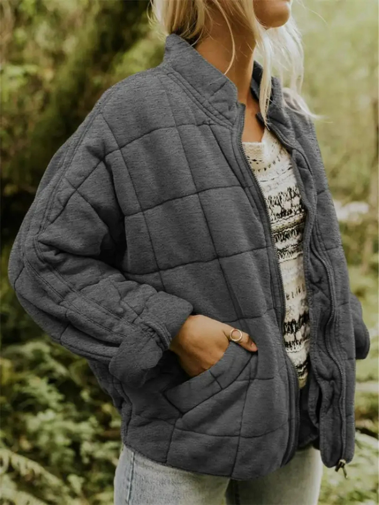 Women’s Quilted Oversized Jacket | Cozy & Casual Outerwear