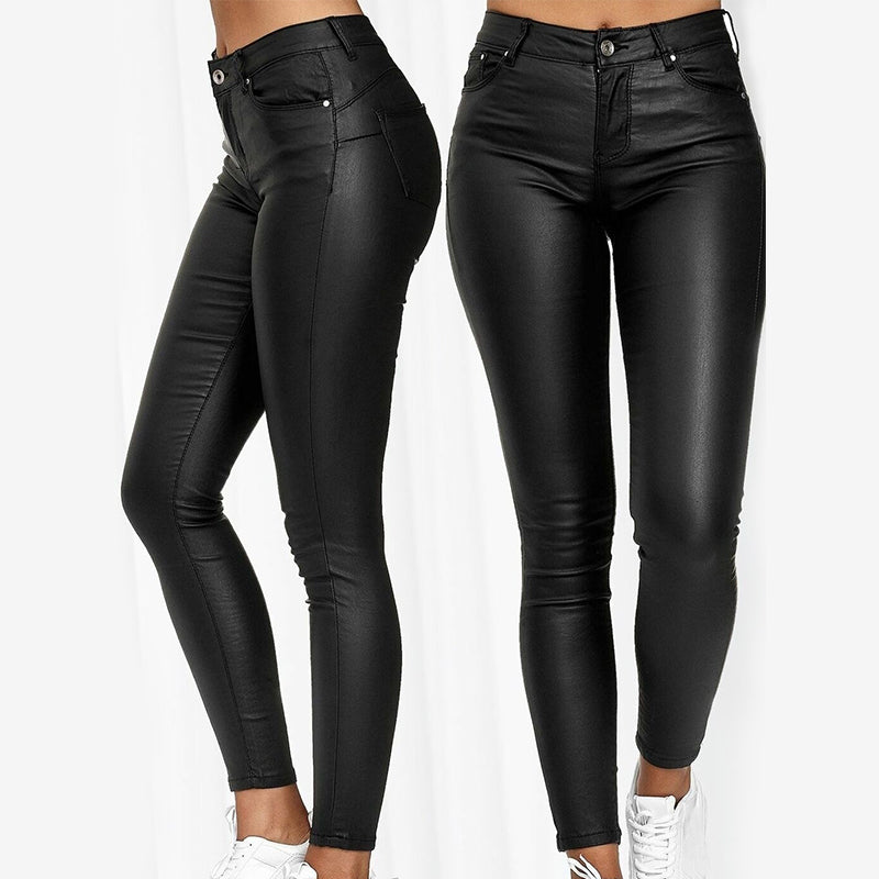 Belezza | Stretchable Leather Pants