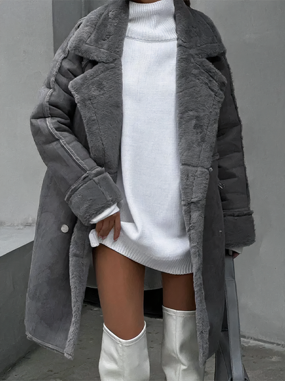 Belezza - Windproof Plush Coat