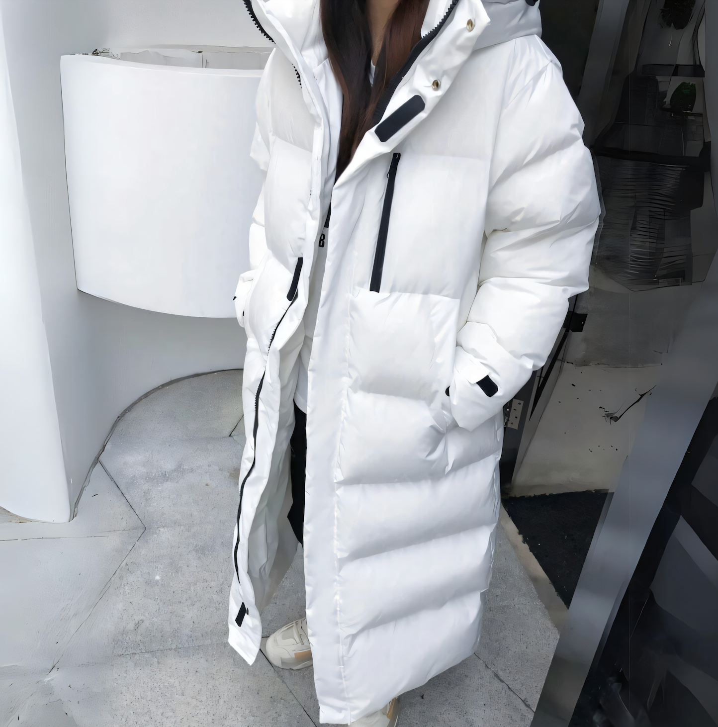 Long Windproof Down Jacket for Ladies | Super Warm and Stylish Winter Coat