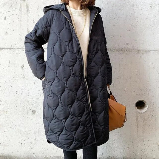 Belezza parka coat with hood