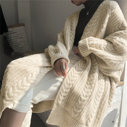 Lana - Long Knitted Cardigan for Ladies Winter Loungewear