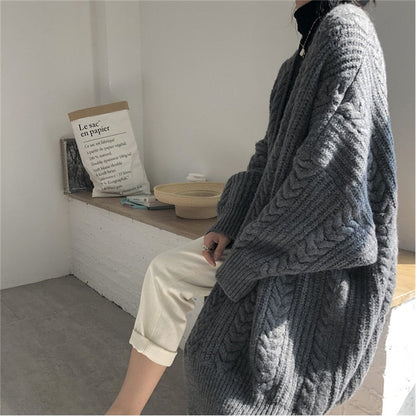 Lana - Long Knitted Cardigan for Ladies Winter Loungewear