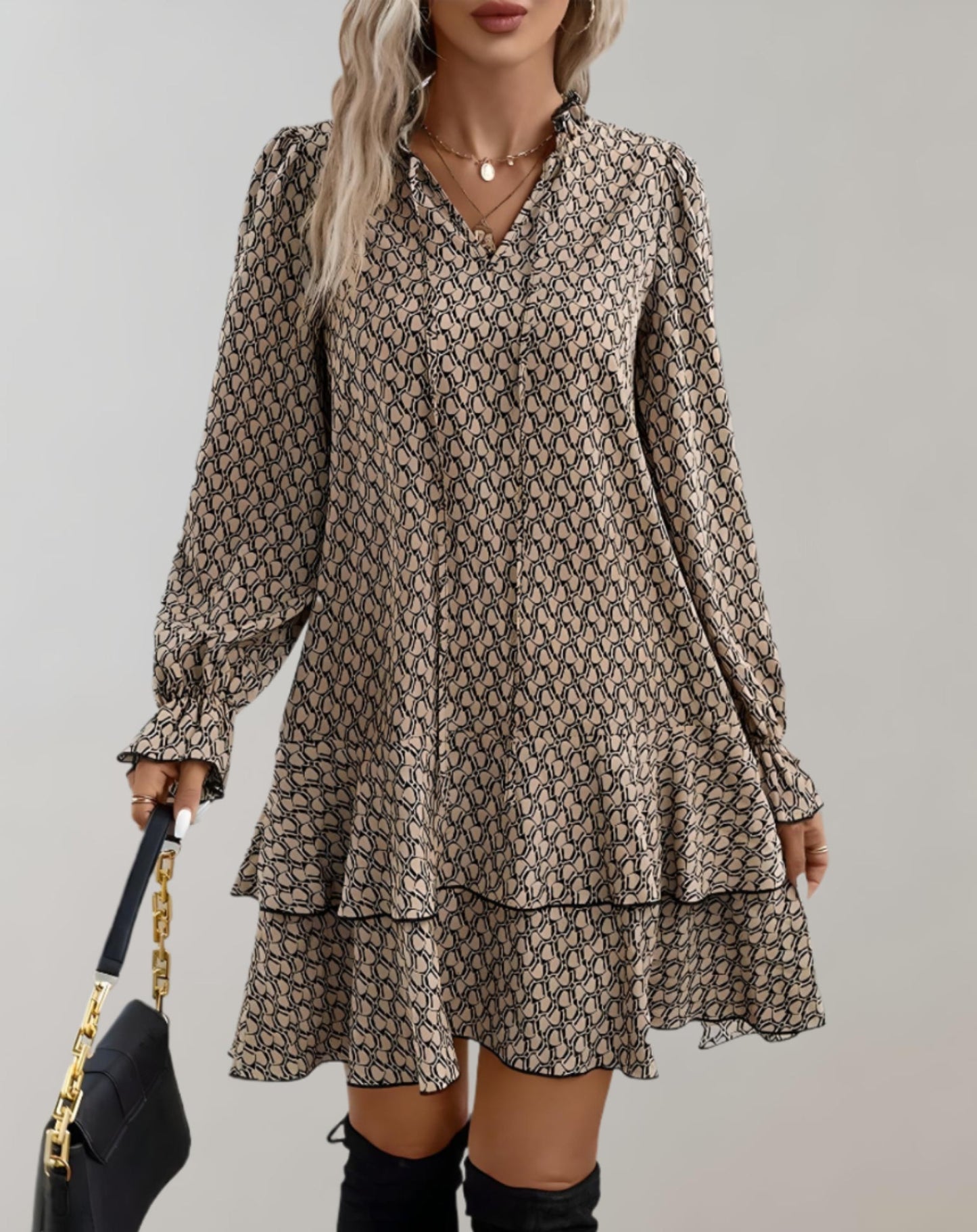 Belezza - Loose-fitting dress with Long Sleeves