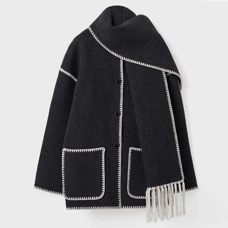 Belezza - Casual Scarf Coat for Women | Timeless Style